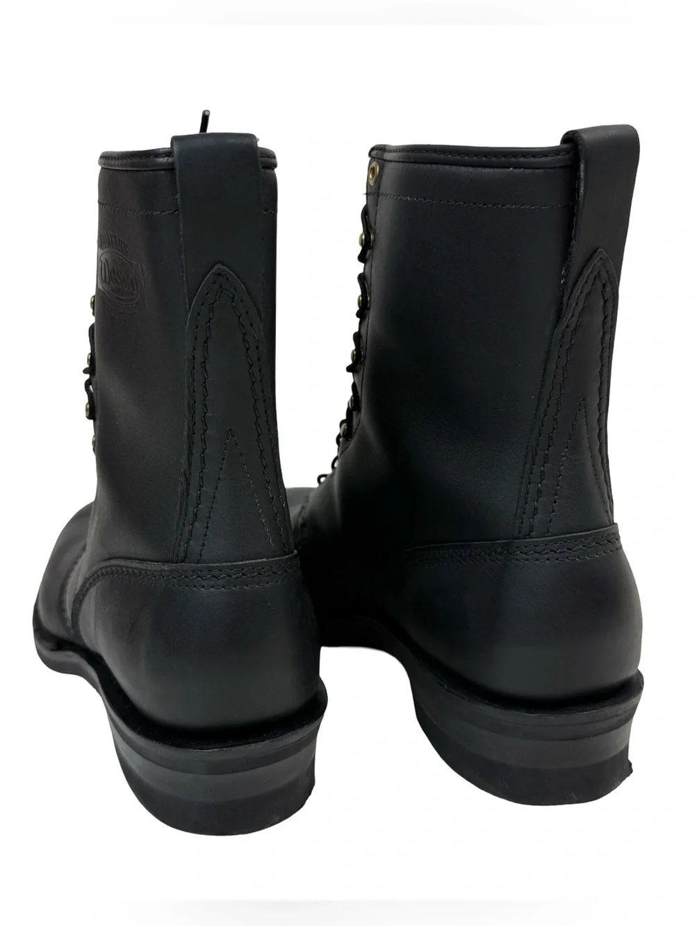 Wesco 100 Years Jobmaster ? Men's Size 12.5 D Black on Black Boots Excellent